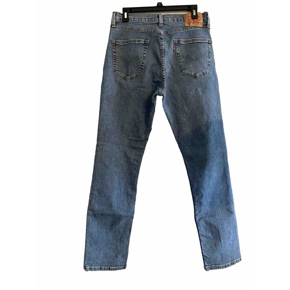 LEVI'S Men's 511 Slim Stretch Cotton 5 Pocket Denim Jeans Blue 36/32 MED WASH - Picture 3 of 8